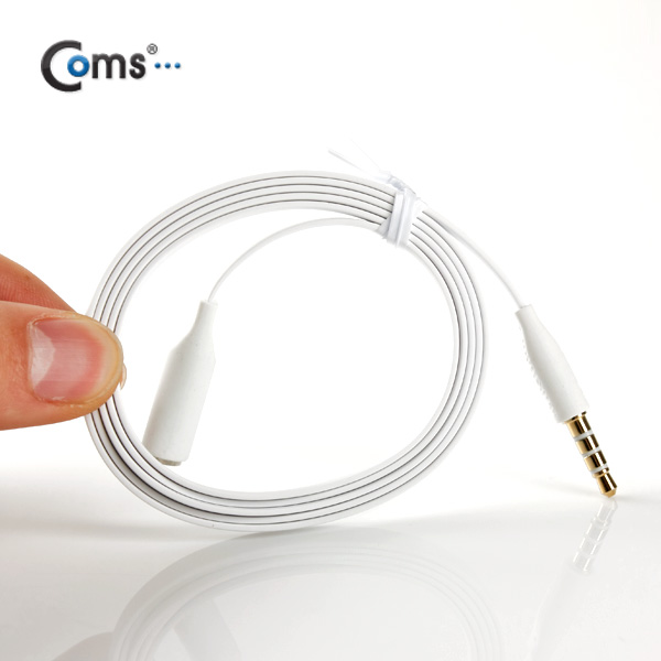 Coms 스테레오 케이블 (Flat/3.5/4극),1M