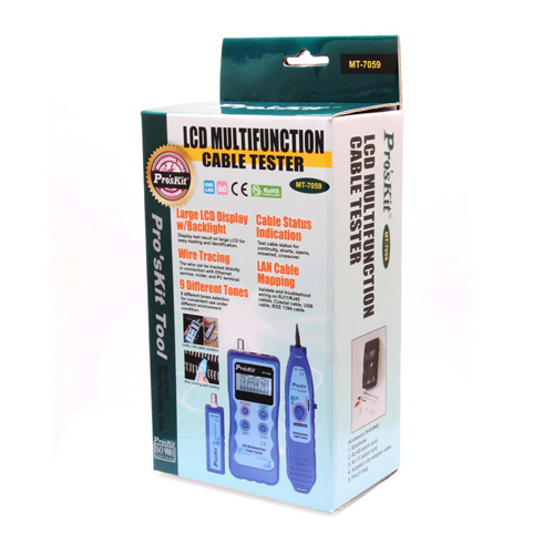 Prokit 케이블 테스터, LCD Multifunction Cable Tester