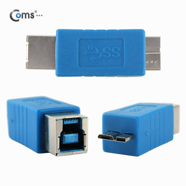 Coms USB 3.0 젠더- Micro USB B(M)/B(F)