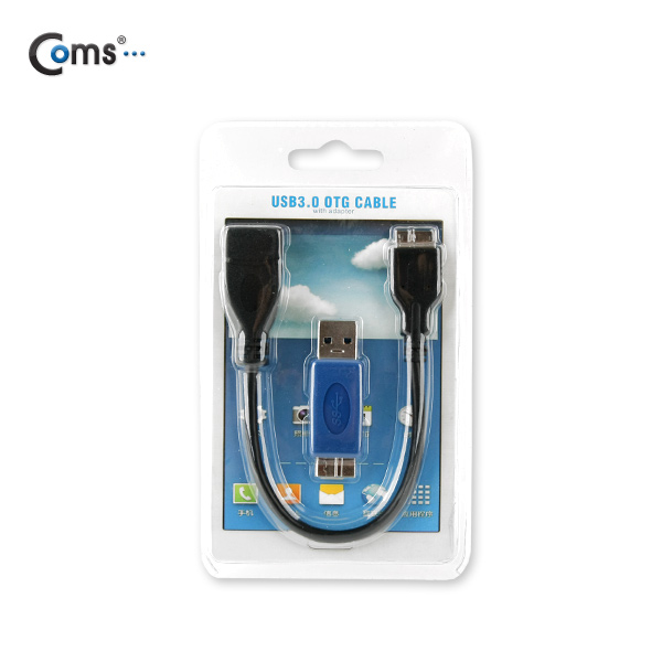 Coms 갤럭시노트3 OTG 케이블, Black