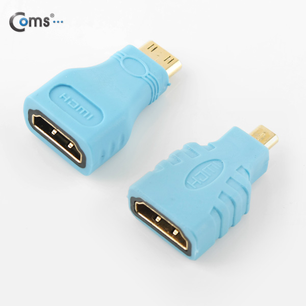 Coms HDMI 케이블(3 in 1/멀티/Micro/Minl 젠더 포함) 1.5M