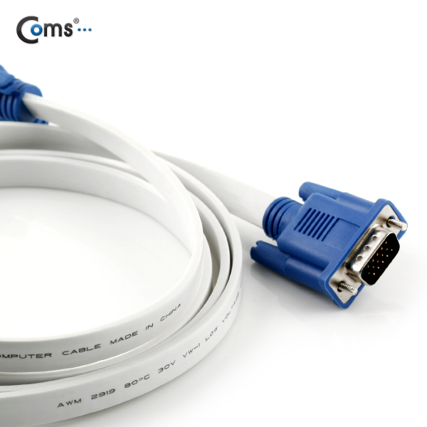 Coms 모니터 케이블(RGB 플랫형) 1.8M, MM