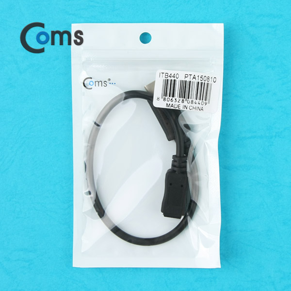 Coms USB 3.1 젠더(Type C)- Mini 5P(F)/C(M) 20cm