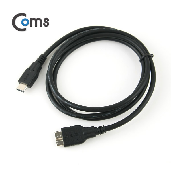 Coms USB 3.1 케이블(USB 3.0 Micro 변환) 1M/Black