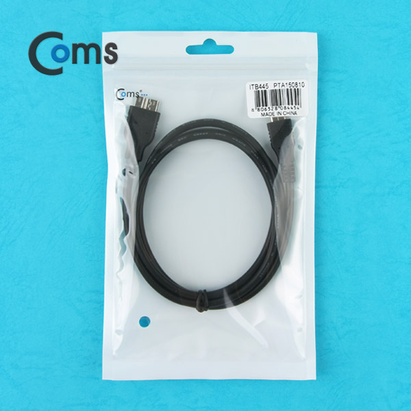 Coms USB 3.1 케이블(USB 3.0 Micro 변환) 1M/Black