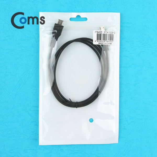 Coms USB 3.1 케이블(Micro 5P 변환) 1M/Black/Type C to Micro 5P(M)