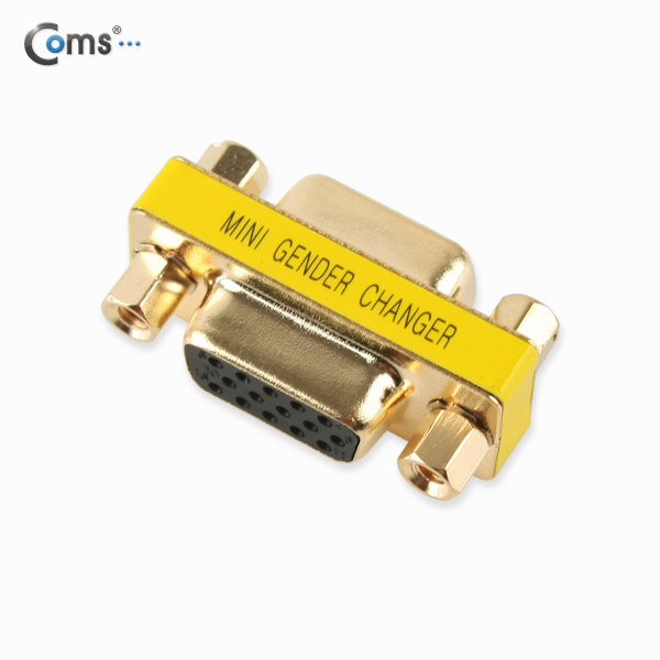 Coms 모니터 젠더(15F/15F), Gold