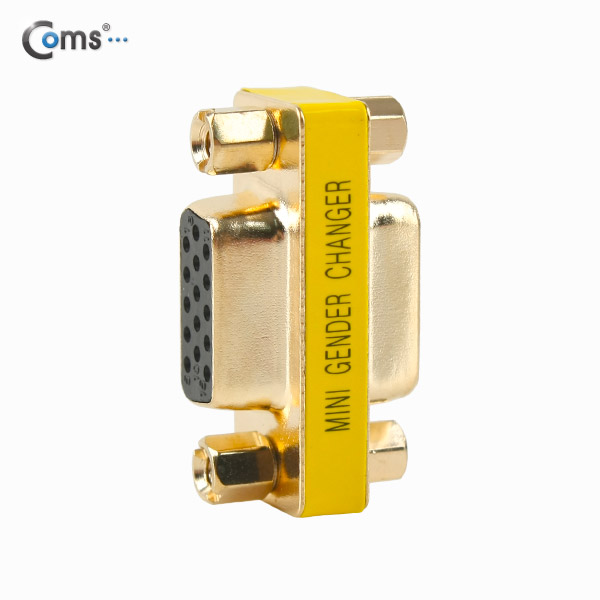 Coms 모니터 젠더(15F/15F), Gold