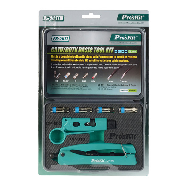 PROKIT (PK-5011) 공구세트 (Coexial 툴/스트리퍼) CP-316/CP-504