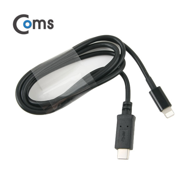 Coms USB 3.1 케이블(A사 iOS 스마트폰 IOS 8핀 (8Pin) 변환) 1M/Black