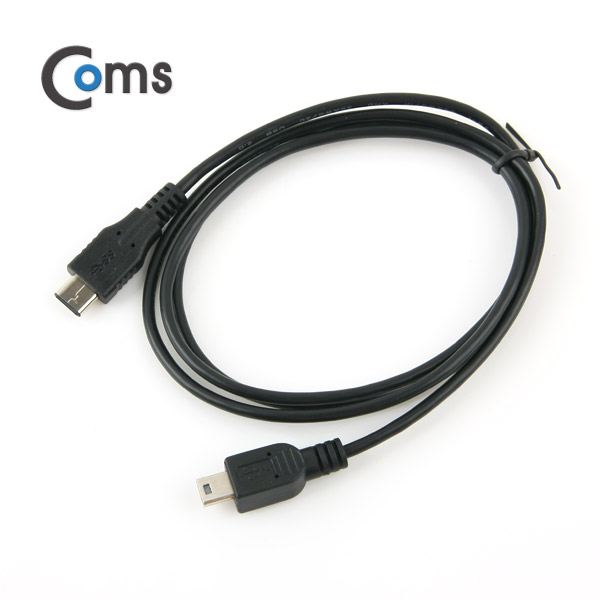 Coms USB 3.1 케이블(Mini 5P 변환) 1M/Black