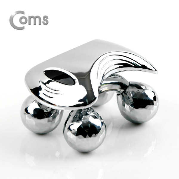 Coms 4D 바디 마사지 롤러 (4구/ 다이아몬드 컷팅)