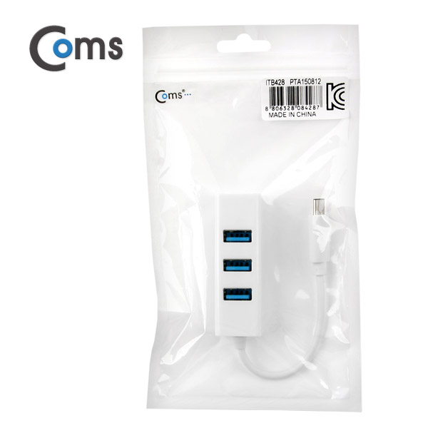 Coms USB 3.1 허브(Type C), Type C to USB 2.0 4Port