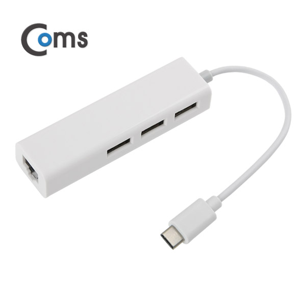 Coms USB 3.1 컨버터(Type C) USB 3Port/LAN 1Port