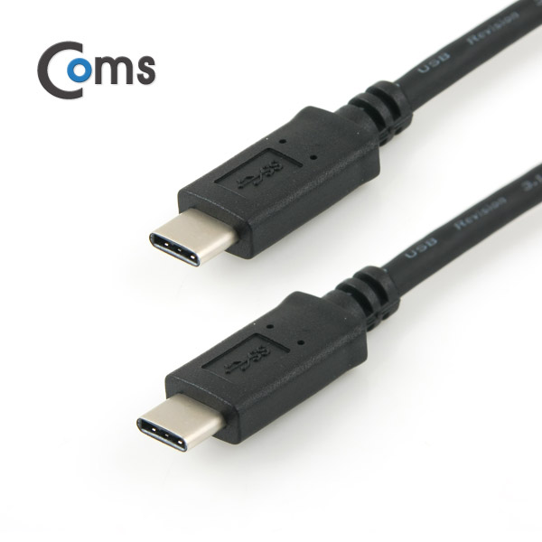 Coms USB 3.1 케이블(Type C) 1M/Black