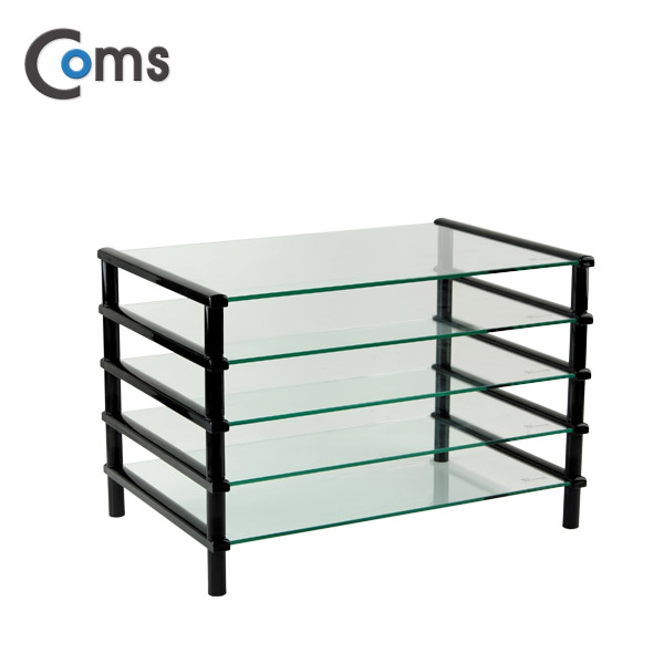 Coms 다용도 5단 진열장/435, (5T=470*310)*5, 블랙