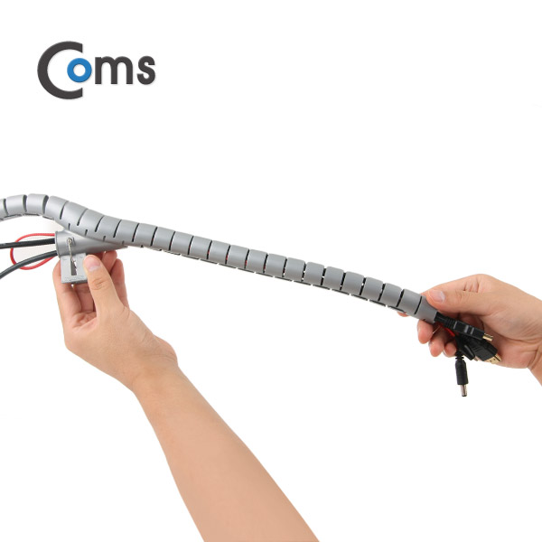 Coms 케이블 정리기(JDD) Gray/대 (3.0φx150CM)