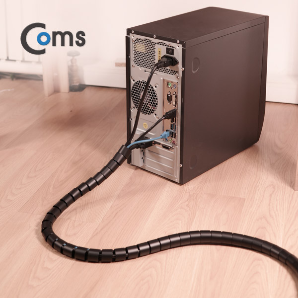 Coms 케이블 정리기(JDD) Gray/중 (2.5φx150CM)