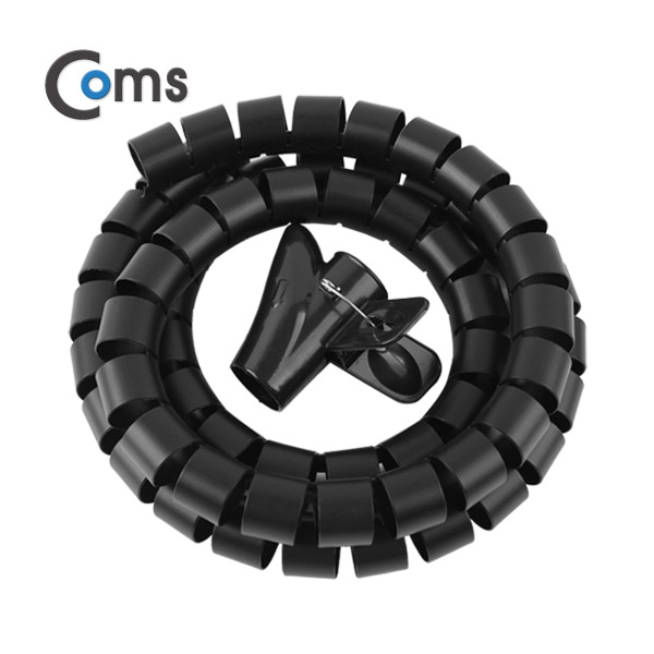 Coms 케이블 정리기(JDD) Black/대 (3.0φx150CM)