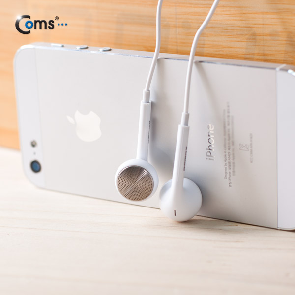 Coms 이어폰 (RM-303), White