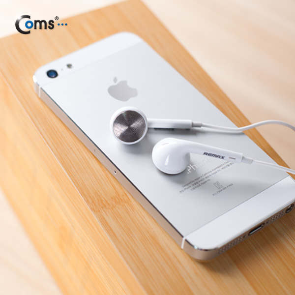 Coms 이어폰 (RM-303), White