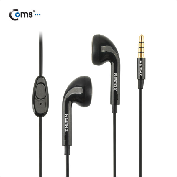 Coms 이어폰 (RM-303), Black
