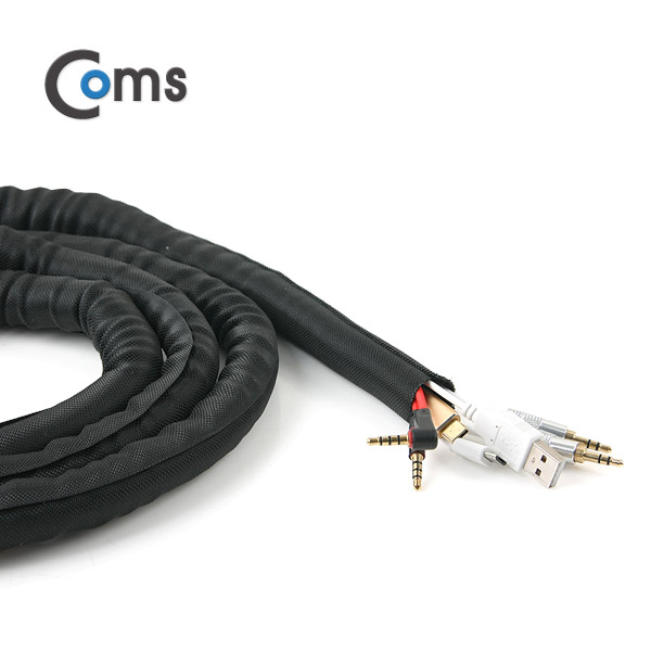 Coms 케이블 정리용 브레이드 랩 (너비: 25mm/길이: 5M)