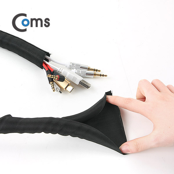 Coms 케이블 정리용 브레이드 랩 (너비: 25mm/길이: 5M)