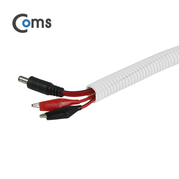 Coms 케이블 정리용 주름관 (너비: 13mm/길이: 5M/White)