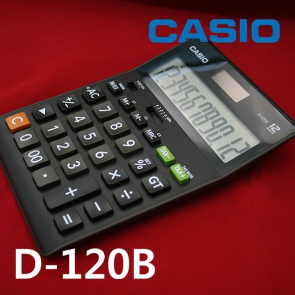 계산기 CASIO (D-120B) 12DIGIT