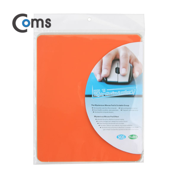 Coms 마우스 패드 (라텍스 재질) Orange