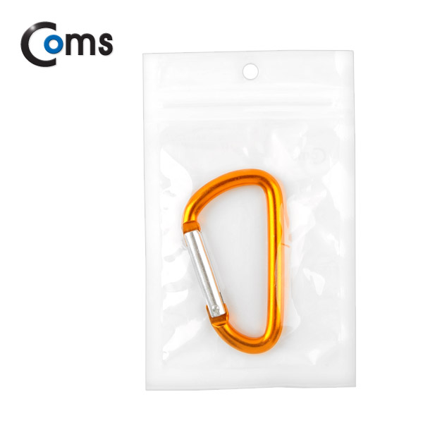 Coms 카라비너(D형/스틸), Yellow