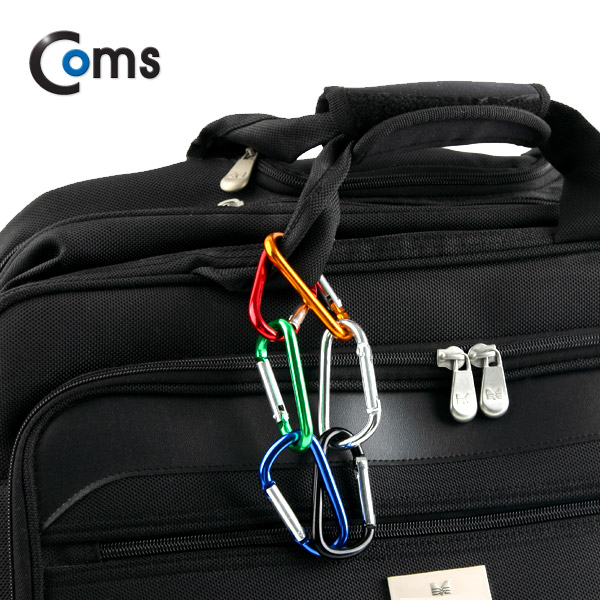 Coms 카라비너(D형/스틸), Silver