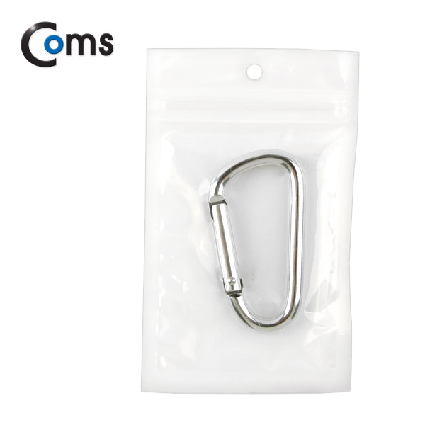 Coms 카라비너(D형/스틸), Silver