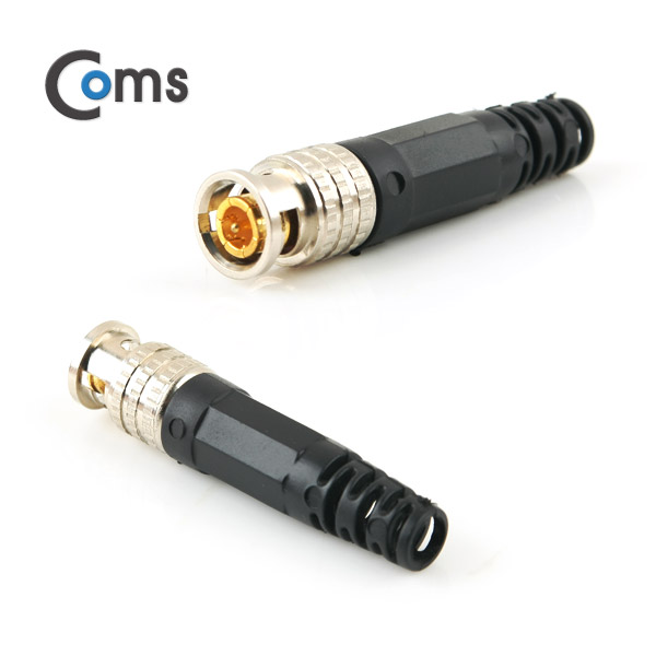 Coms BNC 커텍터(BNC M/일자형) 케이블제작용