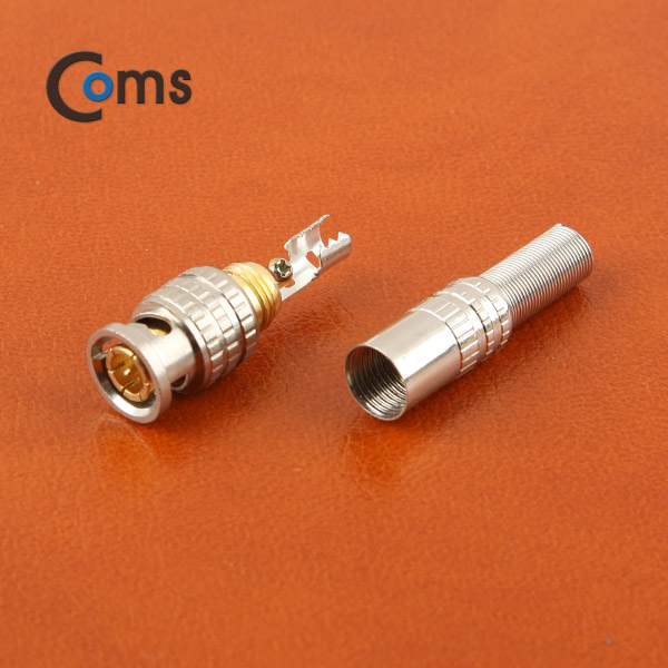 Coms BNC 컨텍터(BNC M/스프링타입) Security형/Silver