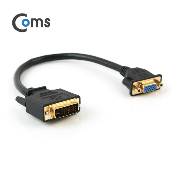 Coms DVI 젠더 (DVI M/15 F) PC용/20cm