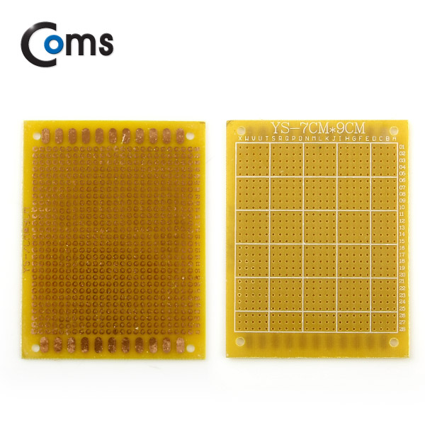 Coms PCB 기판(gold / 24*28 Point), 7x9cm
