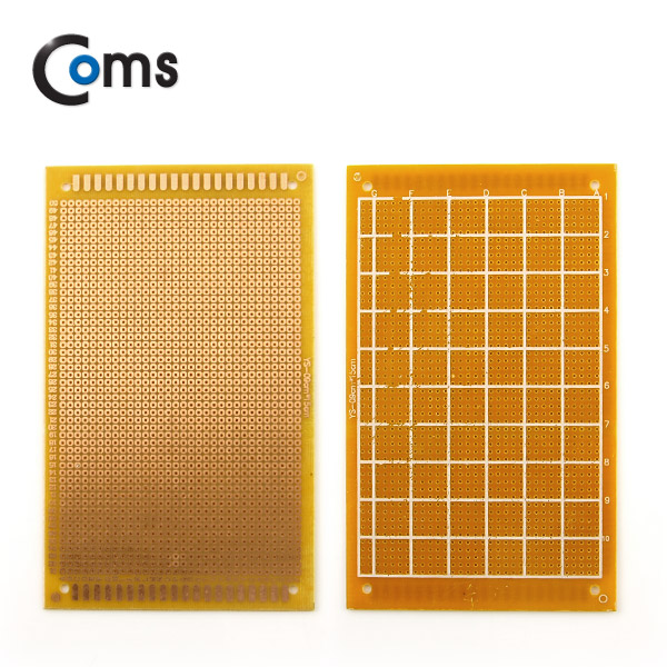 Coms PCB 기판(gold / 32*50 Point), 9x15cm