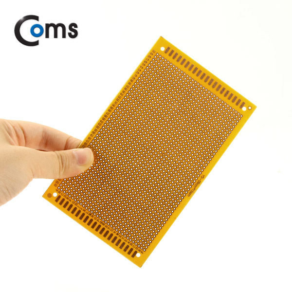 Coms PCB 기판(gold / 32*50 Point), 9x15cm