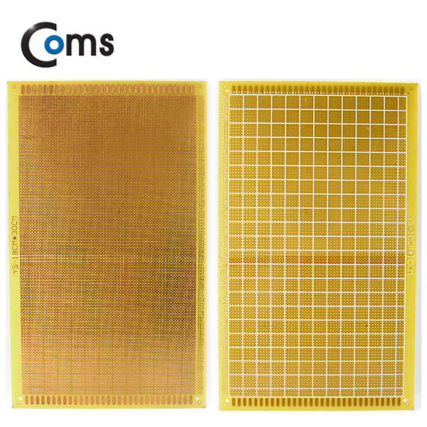 Coms PCB 기판(gold / 63*108 Point), 18x30cm