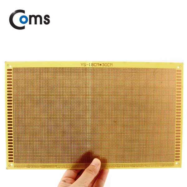 Coms PCB 기판(gold / 63*108 Point), 18x30cm