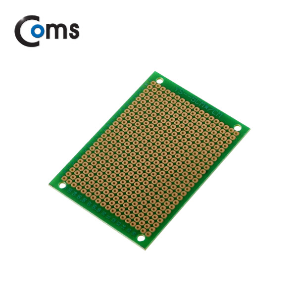 Coms PCB 기판(green / 18*24 Point), 5x7cm
