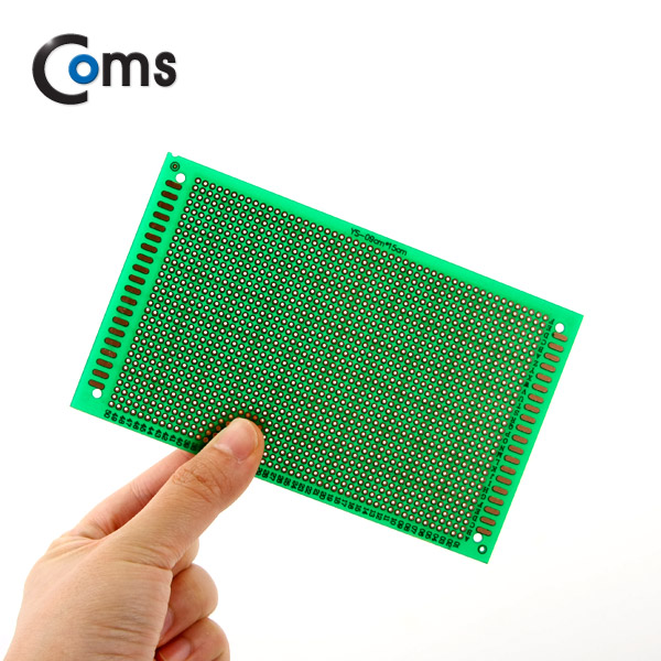 Coms PCB 기판(green / 32*50 Point), 9x15cm