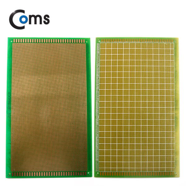 Coms PCB 기판(green / 63*108 Point), 18x30cm