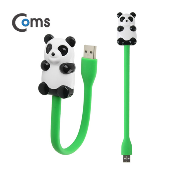 Coms 팬더곰 USB 램프(라인형) 자바라 / LED 램프