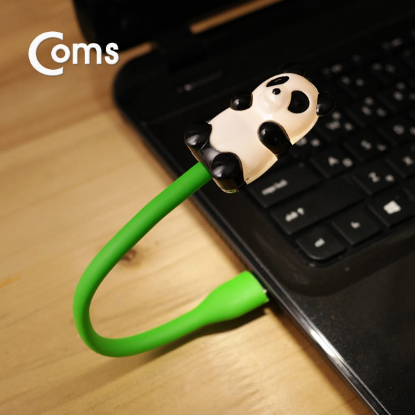 Coms 팬더곰 USB 램프(라인형) 자바라 / LED 램프