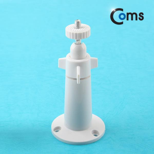 Coms CCTV용 거치대(White), 1관절, 10cm/Plastic