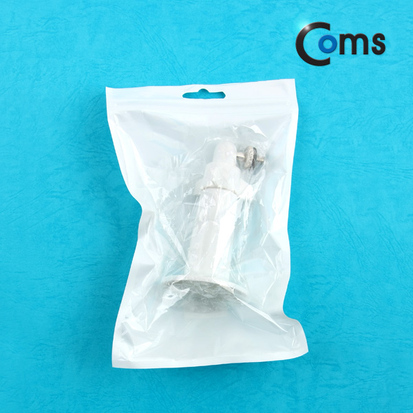 Coms CCTV용 거치대(White), 1관절, 10cm/Plastic