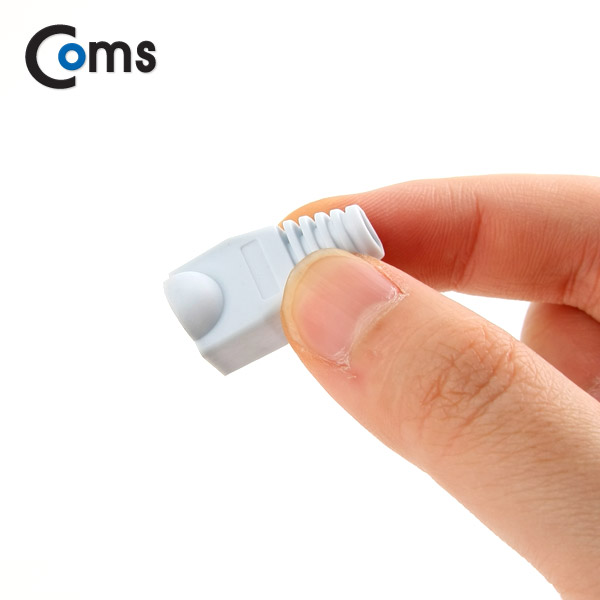 Coms 부트(통), 1봉 - 100ea / 8P8C, White